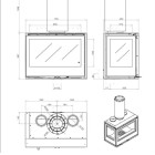 Recuperador de Calor a Lenha Lateral ARC 76 LD + Plus 180 - Rocal